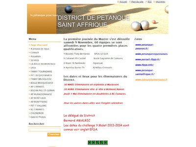 Illustration du partenaire District Petanque St AFFRIQUE
